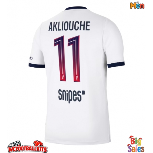 Paris Saint-Germain Maghnes Akliouche #11 Replica Away Stadium Shirt 2026-27 Short Sleeve